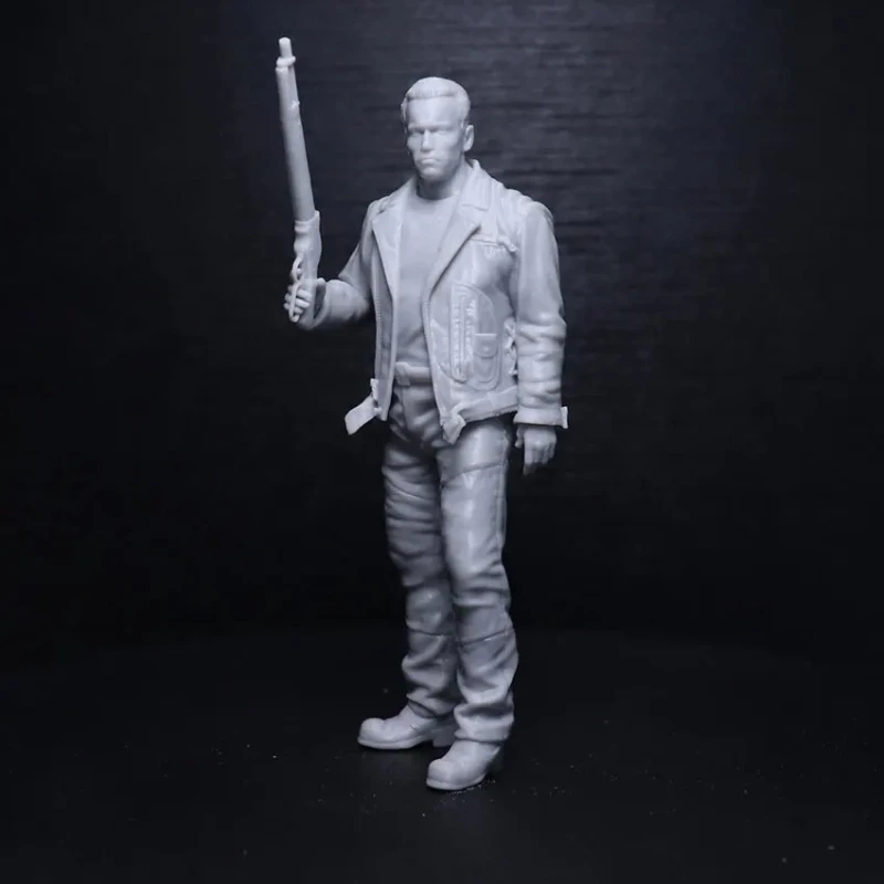 1/24 75mm  Resin Model Terminator T-800 Figurine Unpainted Unassembled RW-021