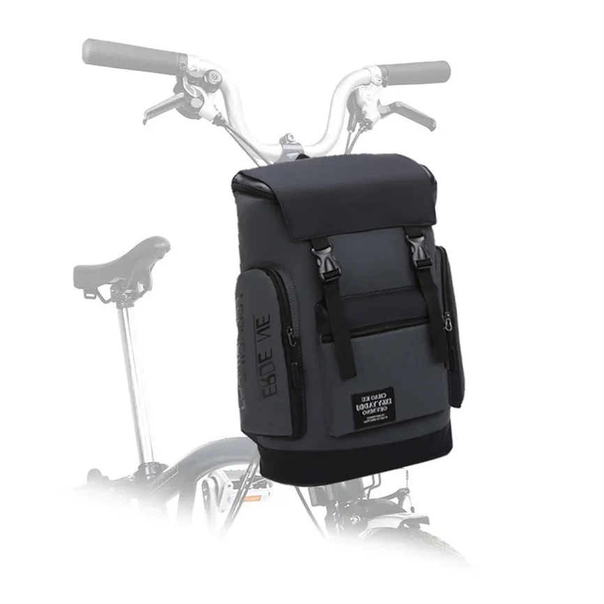 Jklitepro Bike Bag Men’s Backpack Multi Functional Travel Package Computer Bag Easy and Portable For Brompton Bike Installation