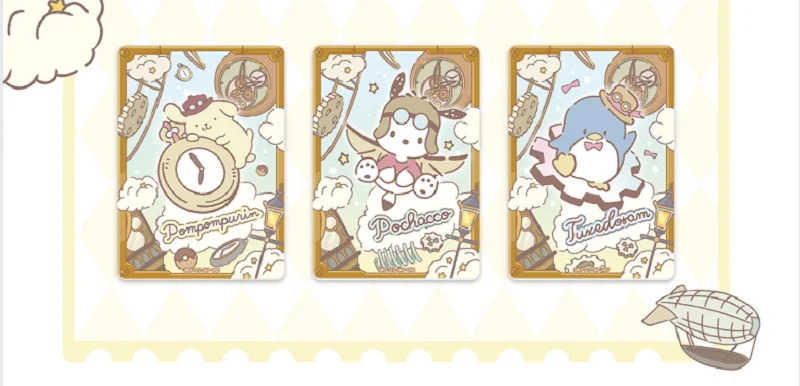 KABAO Original Anime Sanrio Familie Kuromi Hello Kitty My Melody Glänzende Sammelkarten Spielkarten Spielzeug – Detail 36