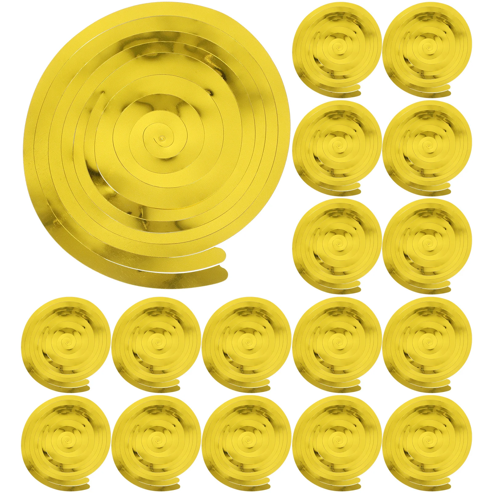 

30pcs Spiral Hanging Decor Bright Pvc Shiny Party Wedding Christmas Halloween Ceiling Swirl Pendant Baby Shower Graduation