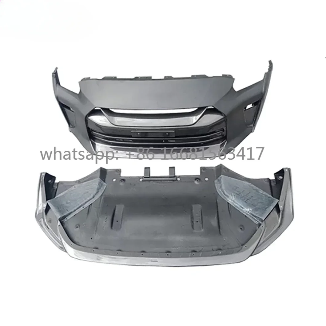 High Quality Carbon Fiber Front Bumper Lip For Nissan GTR R35 07-17 Years Top Secret Style Body Kit