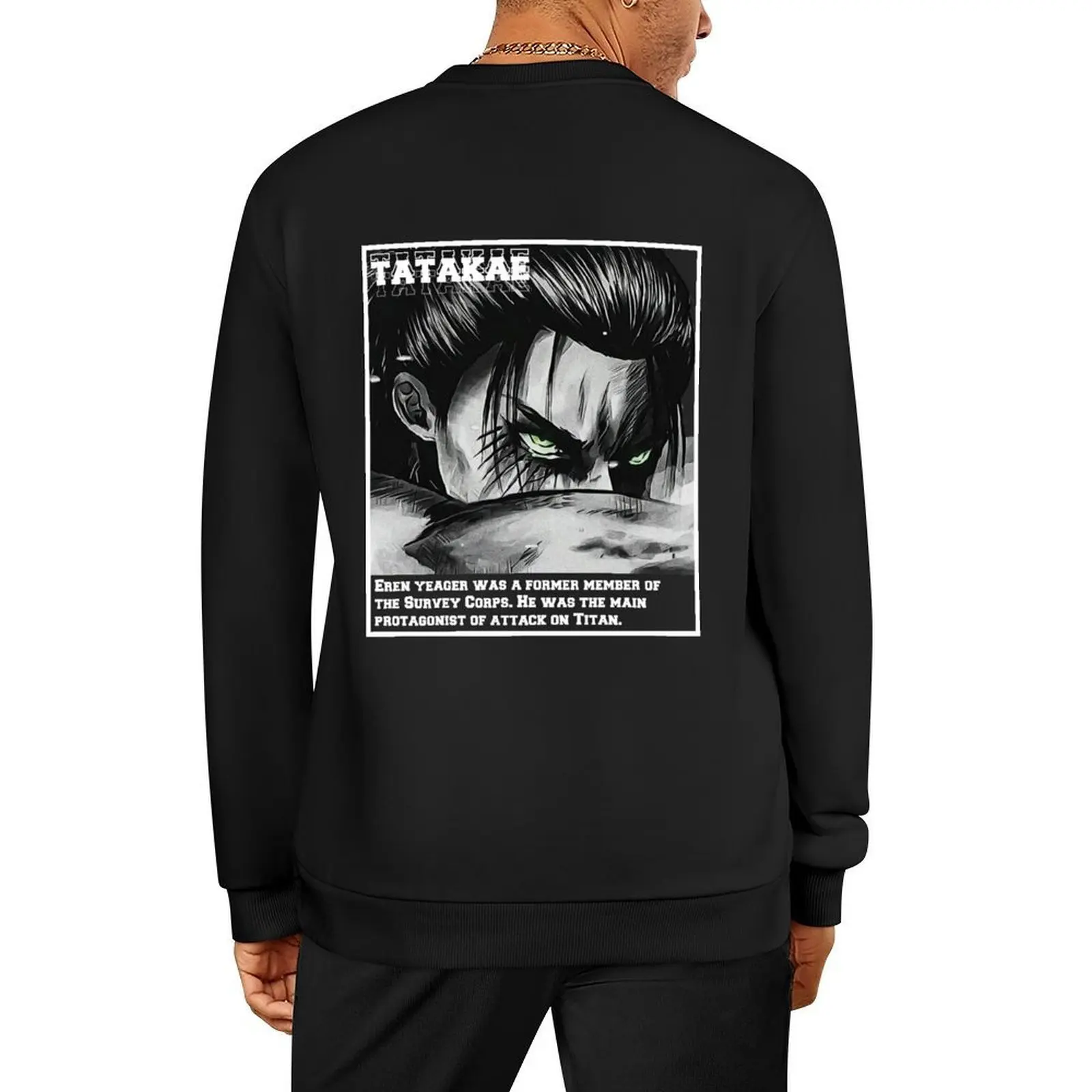 

TATAKAE TATAKAE TATAKAE Pullover korean clothes korean style clothes blouse men's clothing sweatshirts for men
