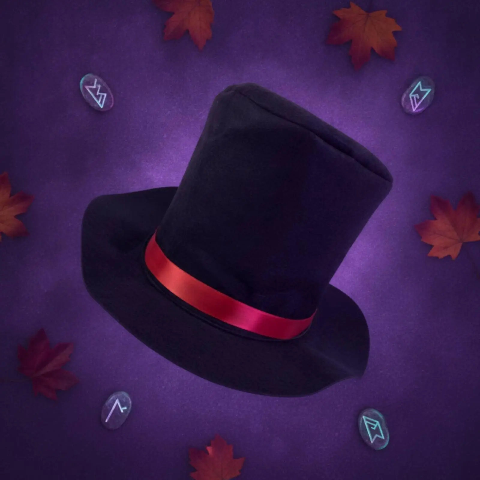 Pointed Felt Hat Red Ribbon Ba - Costumes review and price