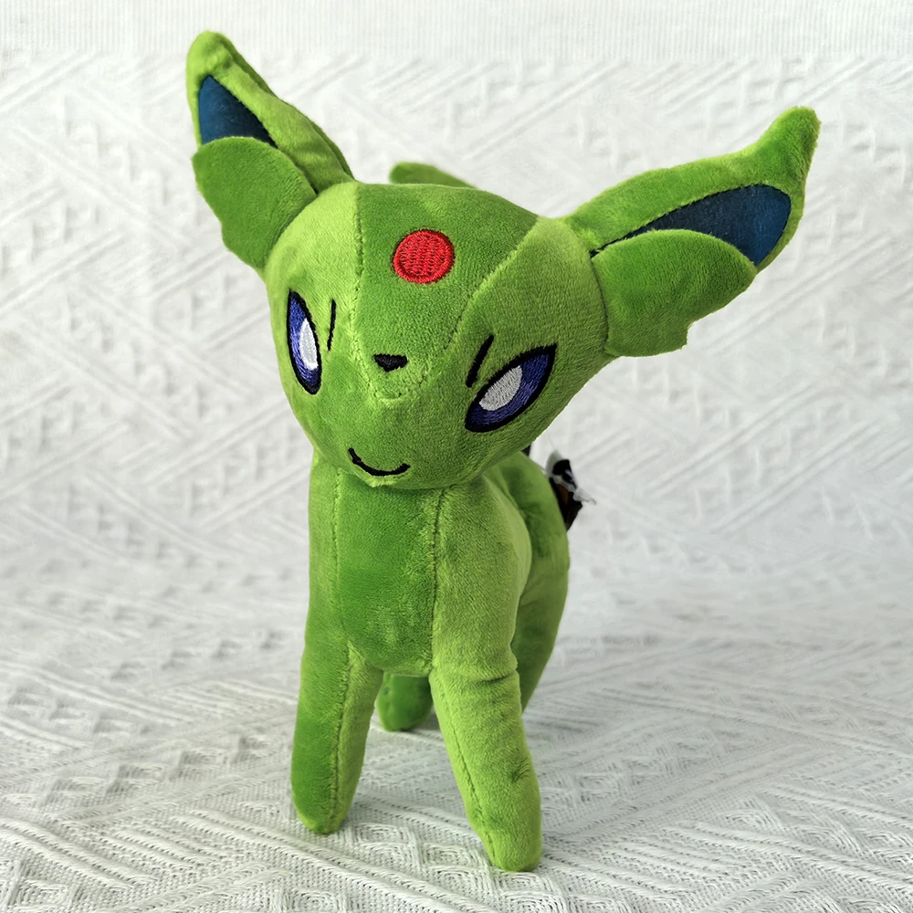 TAKARA TOMY Pokemon LEGENDS 2X Shiny 5" Eevee und 6" Espeon Plüschtier, Switch Cartoon Game Stofftier Nintendo Teddy Doll