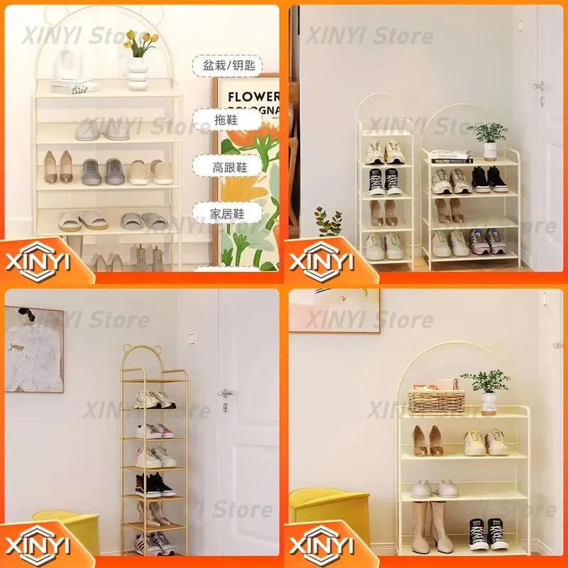 Slim Modern Shoe Rack for Storage Headboards Shoes Shelf Dining Show Kitchen Shelves Bathroom Makeup Zapatero Garden
