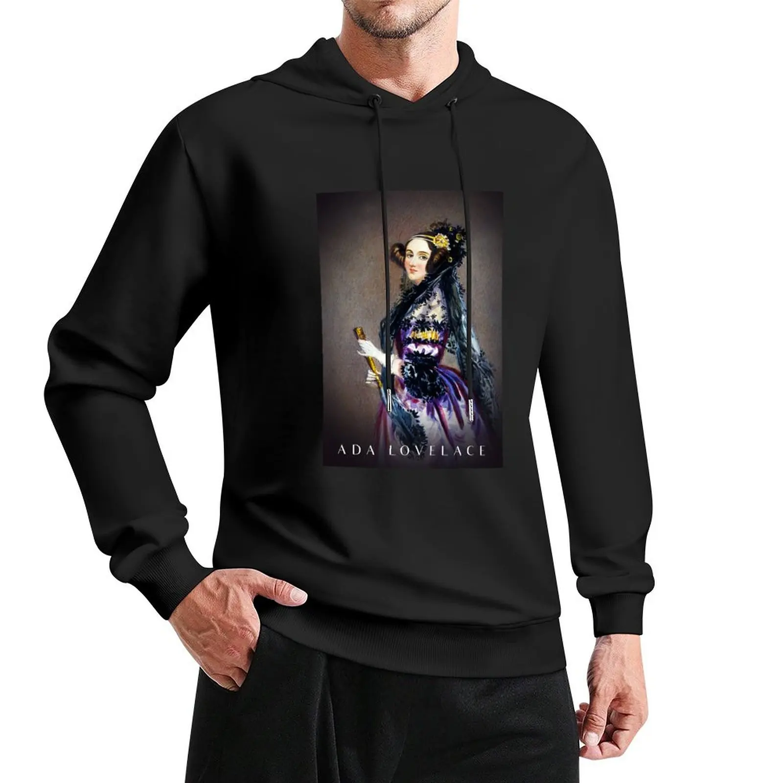 Ada Lovelace Portrait Female Coder Programmer Scientist Pullover Hoodie blouse korean clothes autumn clothes hoodie man