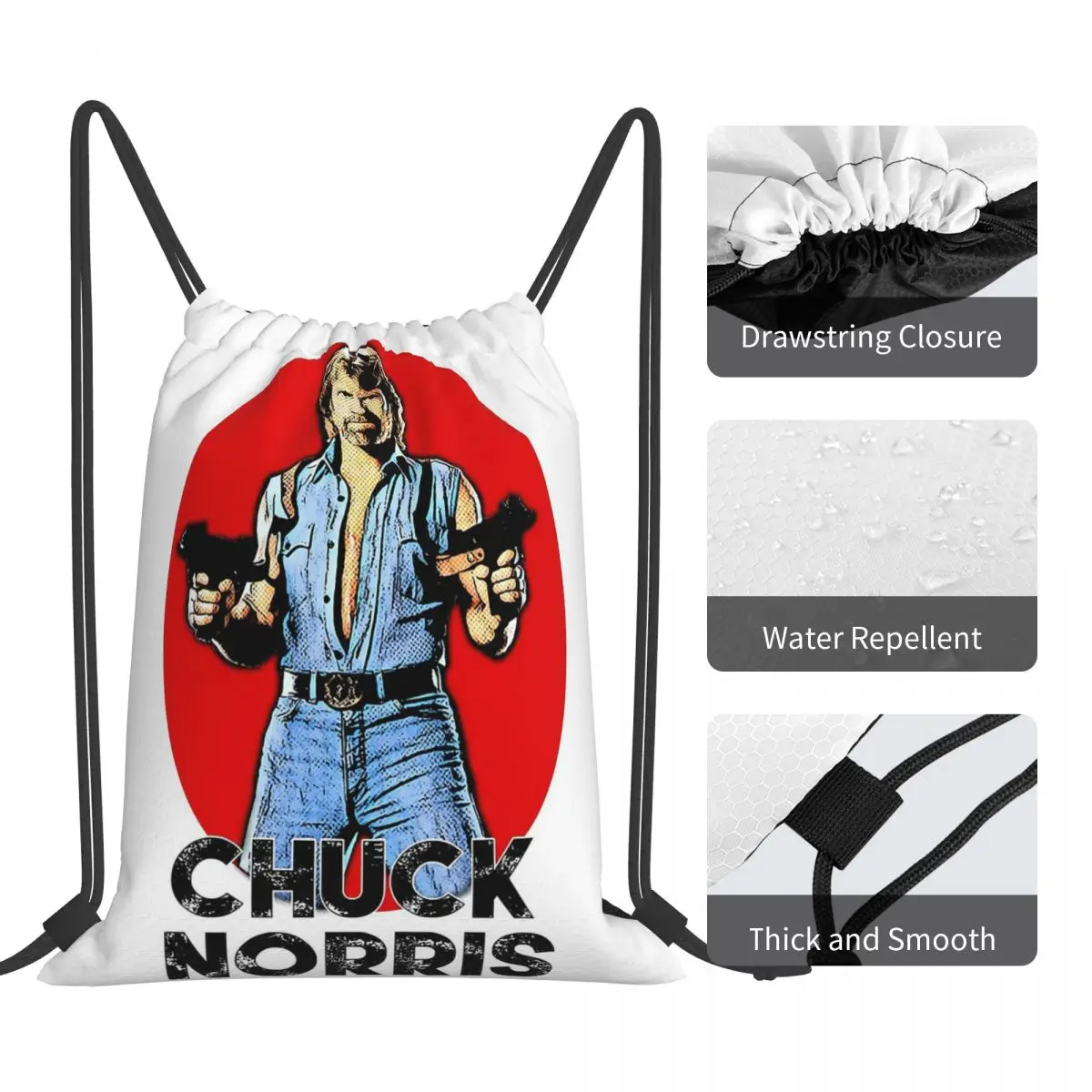 Good Teach Martial Arts Passing Training Chuck Norris Rucksäcke Kordel zug Taschen Kordel zug Bündel Tasche Aufbewahrung tasche Bücher taschen