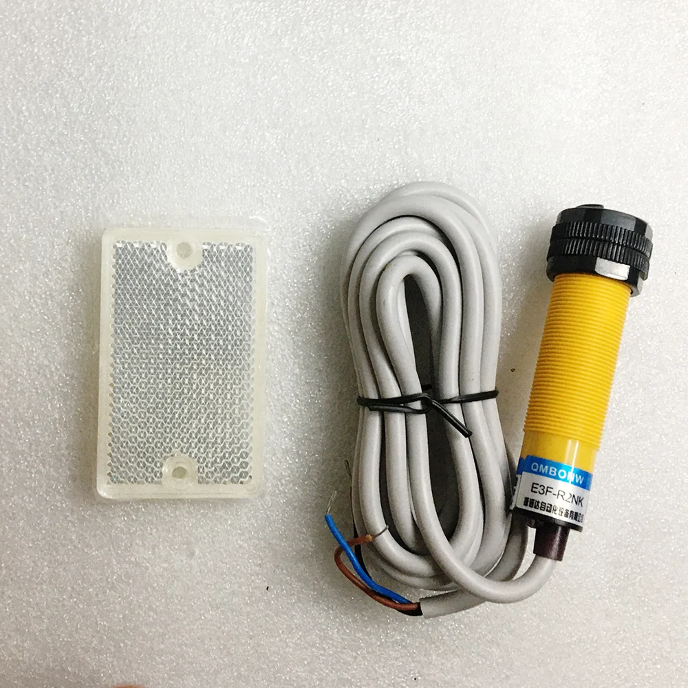 2m NPN or PNP DC barrier Photoelectric switch Photocell mirror feedback reflector retroreflective sensor Motion Detector