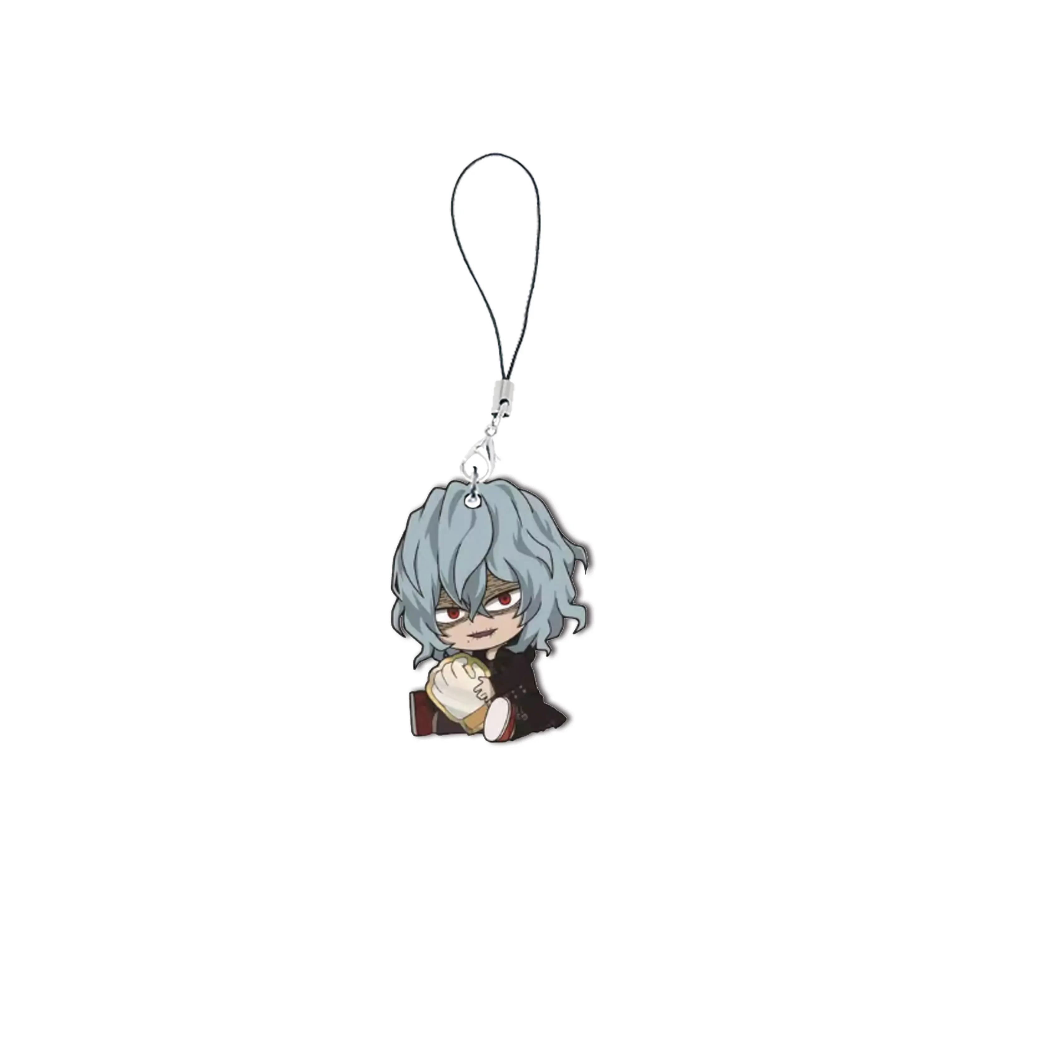 Acrylic My Hero Accademia Mobile Phone Chain Keychain Fans Gift My Hero Accademia Cell Phone Charms Small Pendant Keyring