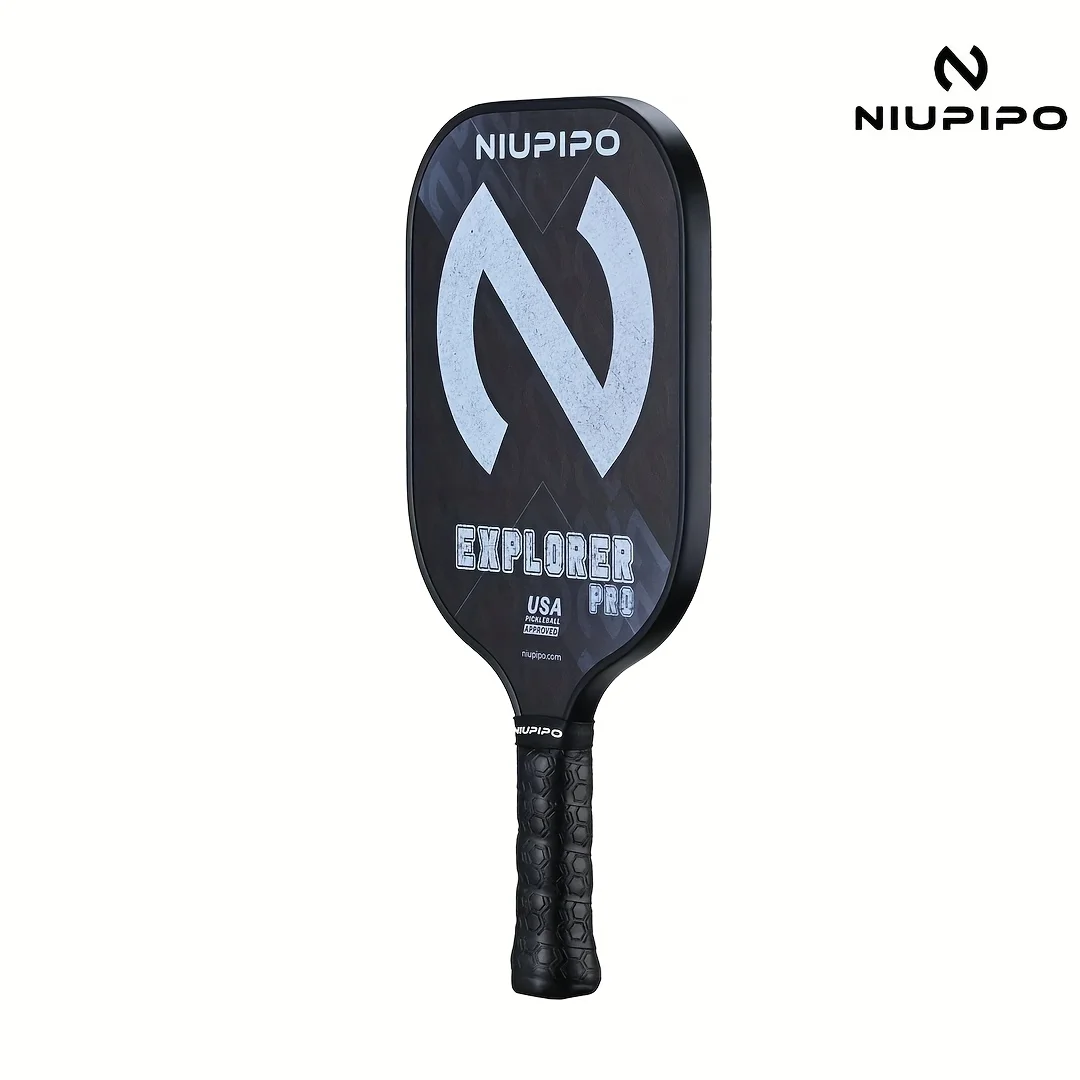 Pickleball Paddle USAPA Approved, Carbon Fiber Pickleball Racket with Cover for Indoor Outdoor Tournament Play for Men Women