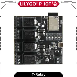 LILYGO® TTGO T-Relay ESP32 DC 5V 4 그룹 릴레이 HRS4H-S-DC5V, 4MB 플래시 IOT 릴레이 모듈, 와이파이 블루투스 개발 멧돼지 지원