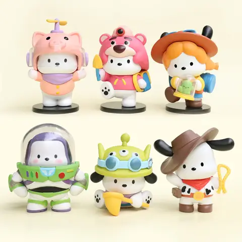 Yeni 1 Adet Gelen Şık Pochacco Cos Oyuncak Hikayesi Macera Serisi Bebek Dekorasyonu Araba Masaüstü Süsü Trend Kör Kutu Oyuncak