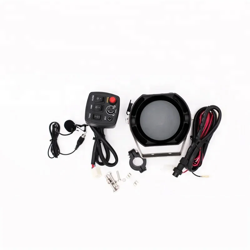 60W motorcycle Electronic Motorcycle siren for car siren amplifier megaphone with siren