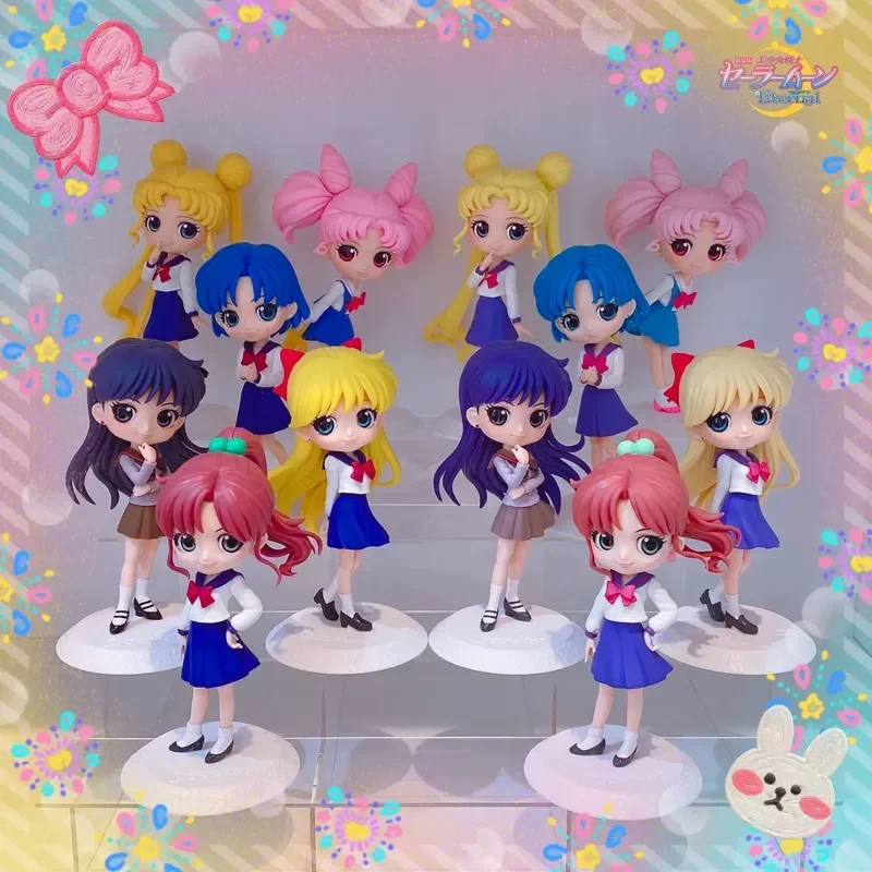 Qposket Sailor Moon Wedding Figura Anime, Muitos Estilos, Estátua De PVC, Boneca De Coleção, Brinquedo Decoração, Presente De Aniversário, 13-14cm