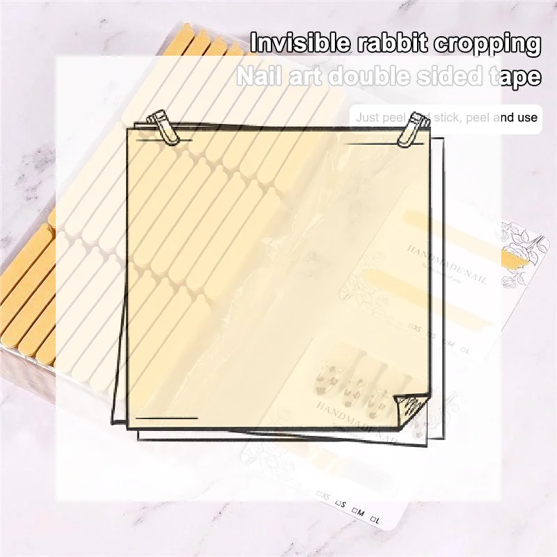 30/33pcs Nail Display Stand Glue Stickers Double Sided Adhesive Tape for False Nail Practice Manicure Art Tools Set