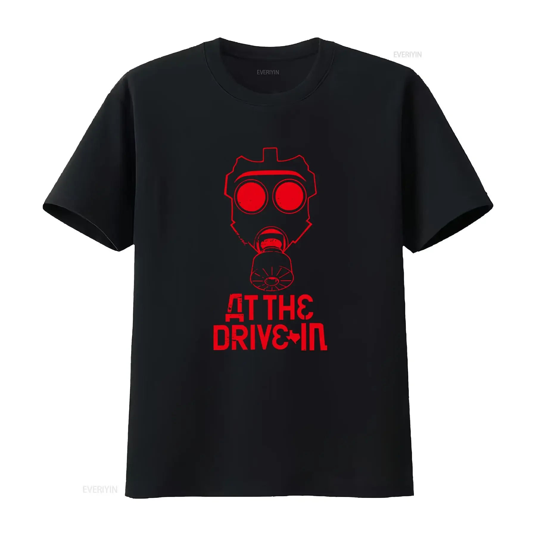At The Drive In Rock Band Mark Classic Design T Shirt Punk Metal Hardcore Print  vintage Washed Casual streetwear Soft Stylish