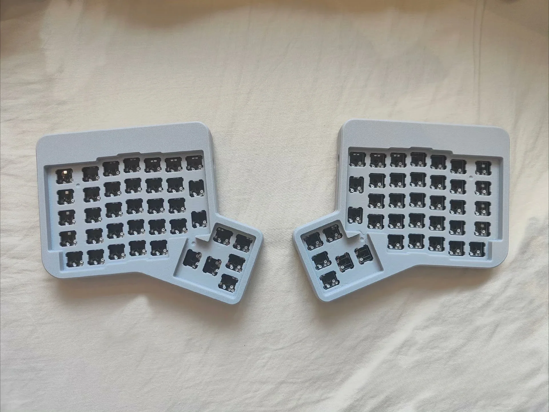 Ergodox Split Kit Teclado Mecânico, Single Mode sem fio, 2.4G Dongle HotSwap, Personalizado