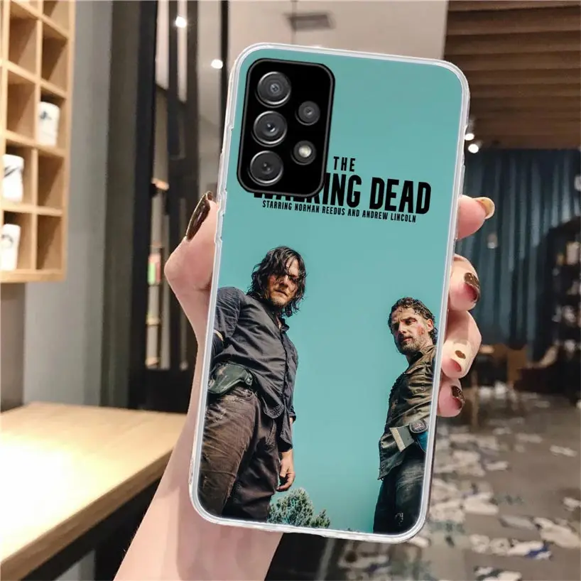 The Walking Dead Daryl Dixon Soft Phone Case For Samsung Galaxy A14 A13 A12 A15 A54 A53 A52 A55 A34 A33 A32 A35 A24 A23 A22 A25