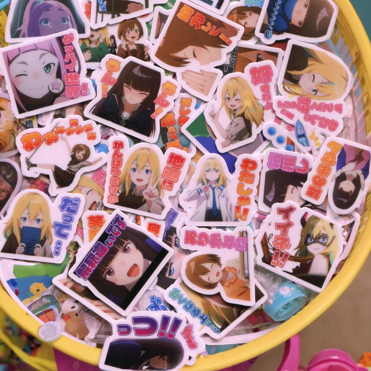 40pcs Jellyfish Can't Swim in the Night 2-3cm DIY Sticker