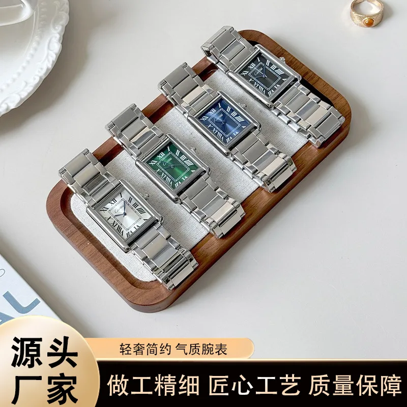 Cartisi Rectangular Classic Business Gradient Quartz Watches Men Hot Selling Trendy Cool Personality Steel Watch Clcok Reloj