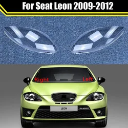 Auto Headlamp Case For Seat Leon 2009-2012 Car Front Headlight Cover Glass Lamp Shell Lens Glass Caps Light Lampshade Lampcover