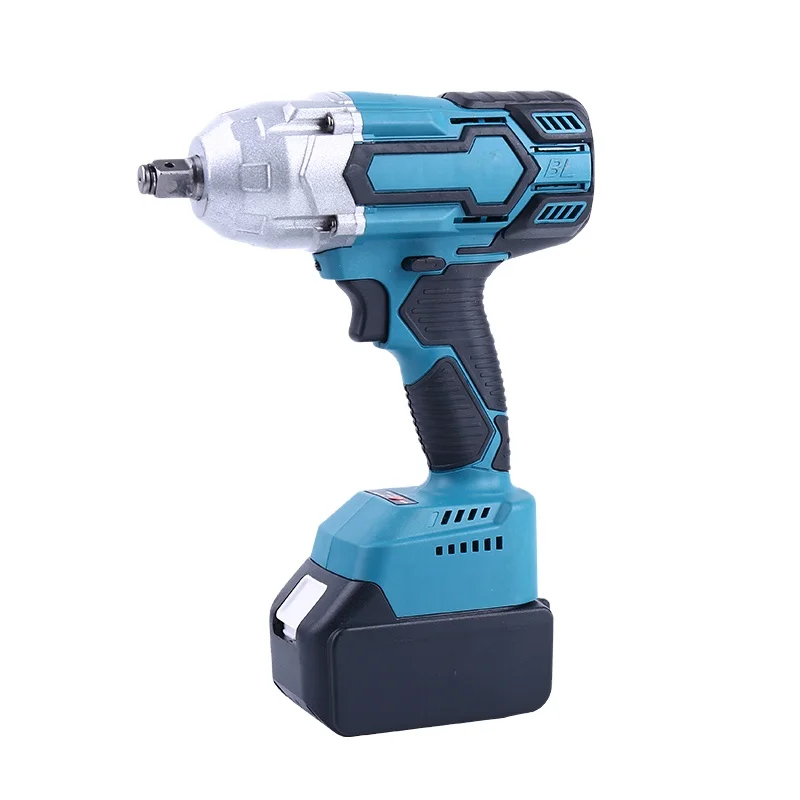 

21V Cordless Brushless Battery Electric Impact Socket Wrench 1/2 Torque 650nm Cheap Price