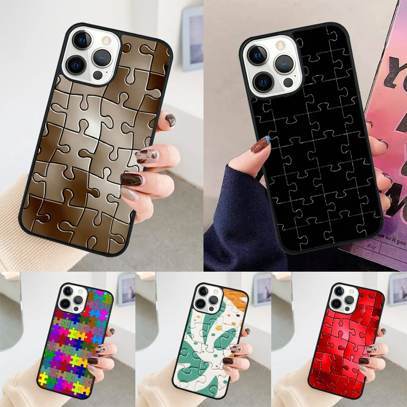 Funny puzzle game phone case Cover For iPhone 14 15 16 Pro Max SE 2020 coque For apple 11 12 13 Pro Max Mini 7 8 Plus