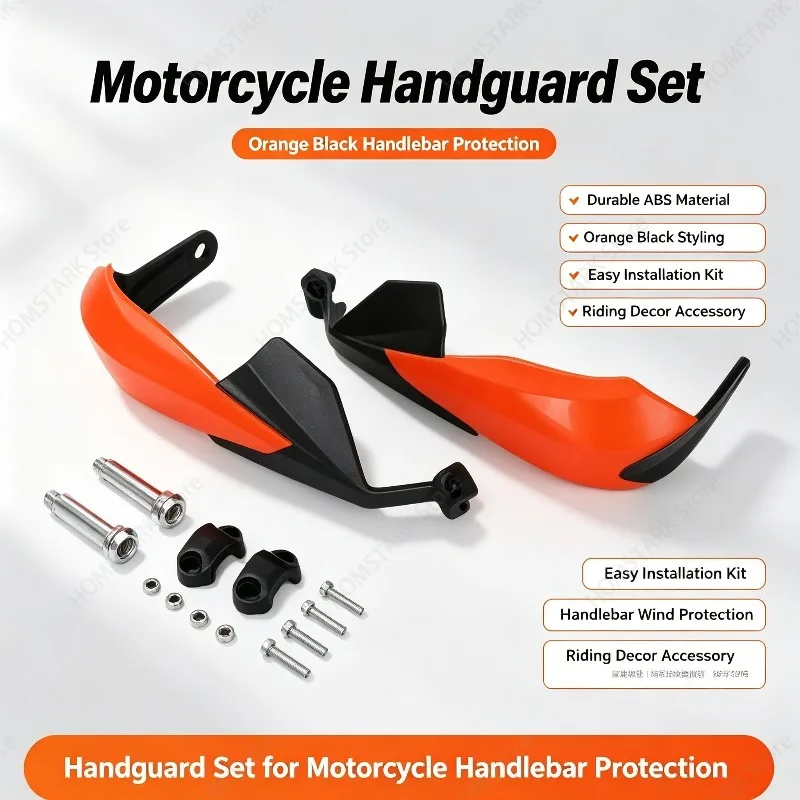 Off‑Road Motorbike Handguard Protector, Anti‑Fall Wind‑Deflecting Shield Cover For Dirt Bike Handlebar Motorcycle Supply