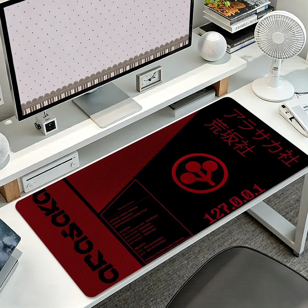 A-Arasaka Logo Mouse Pad Non-slip Thickened MousePad Student Gaming Cushion Large Writing Lockedge Office