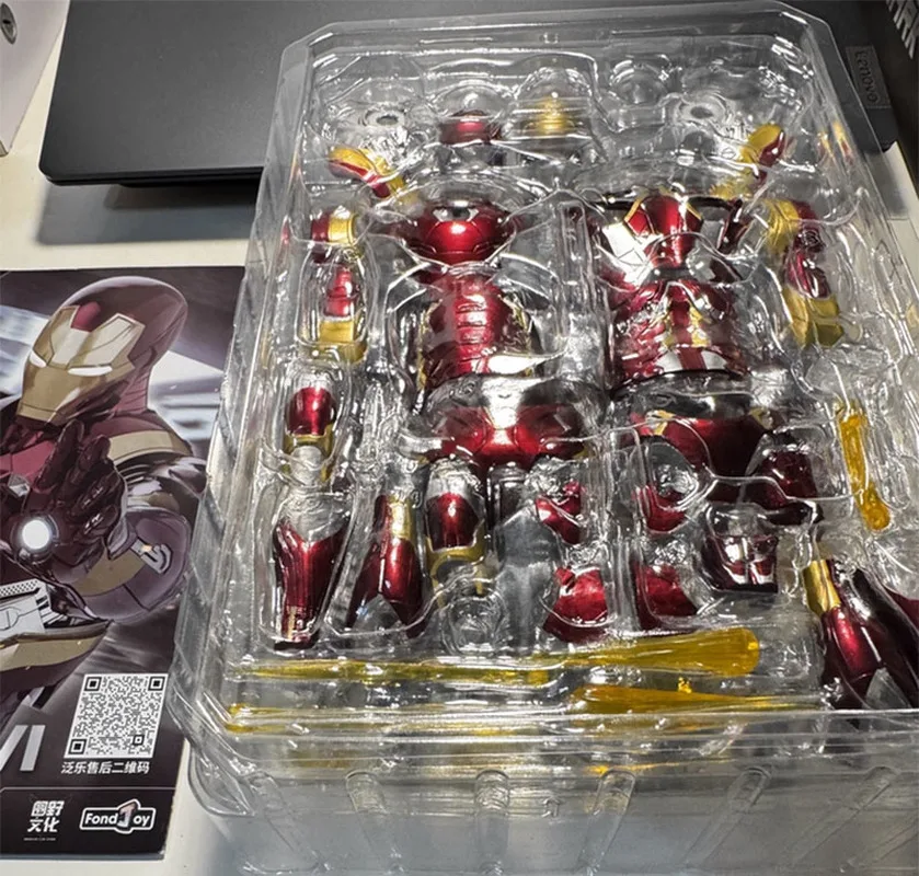 Ironman Figure Anime Iron Man Action Figuras 26cm Manga Figurine ML Legends GK Statue Model Ornaments Toys Gift for Children