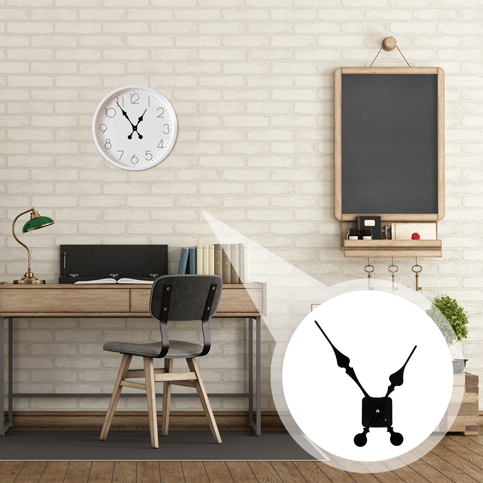 

Practical Quartz Clock Movement Durable Plastic Mechanism Replacement Home Parts Silent Design Precise Timekeeping