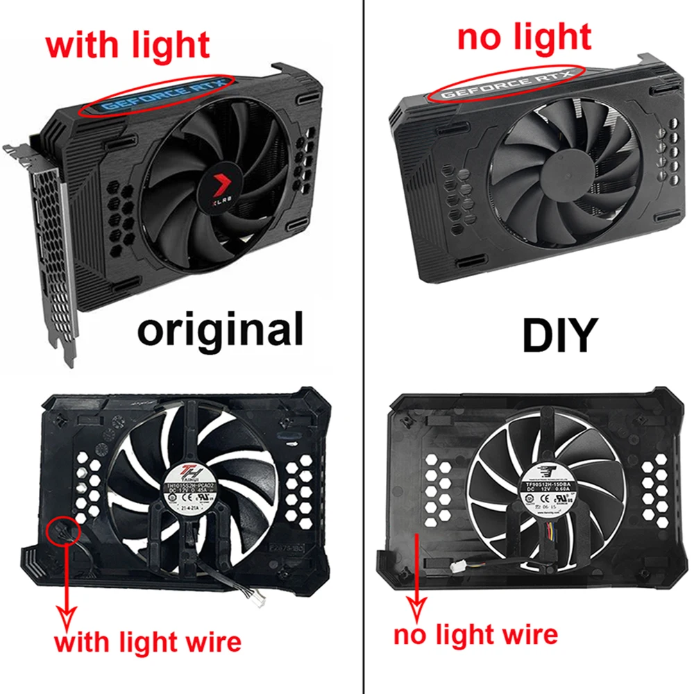 Imagem -02 - Dissipador Gpu para Placa Gráfica Nvidia Rtx A4000 Peça de Reposição Refrigerador Dissipador de Calor Nvidia Rtx 3060 Diy