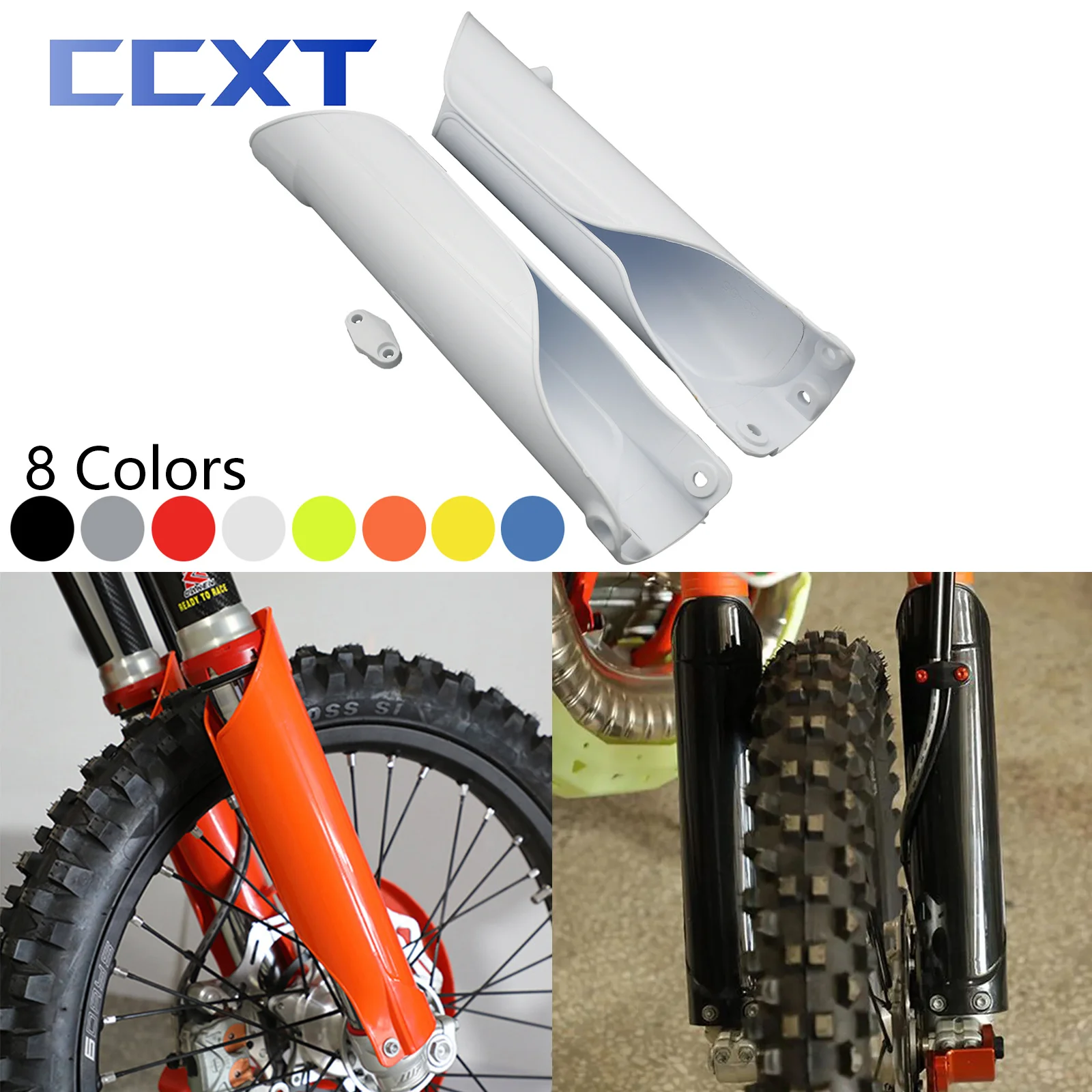 Motorcycle Fork Cover Shock Absorber Guard Protector For KTM EXC250 SXF250 XCF250 EXC EXCF SX SXF XC XCF XCW XCFW TPI 2015-2023