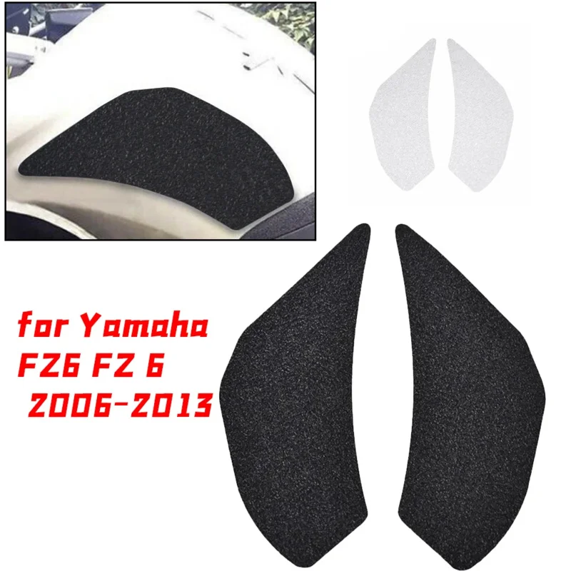 For YAMAHA FZ6 N/S 2004-2013 Motorfiets Decoration Side Gas Knee Grip Protector Anti Slip Sticker FZ6N FZ6S Tank Traction Pad