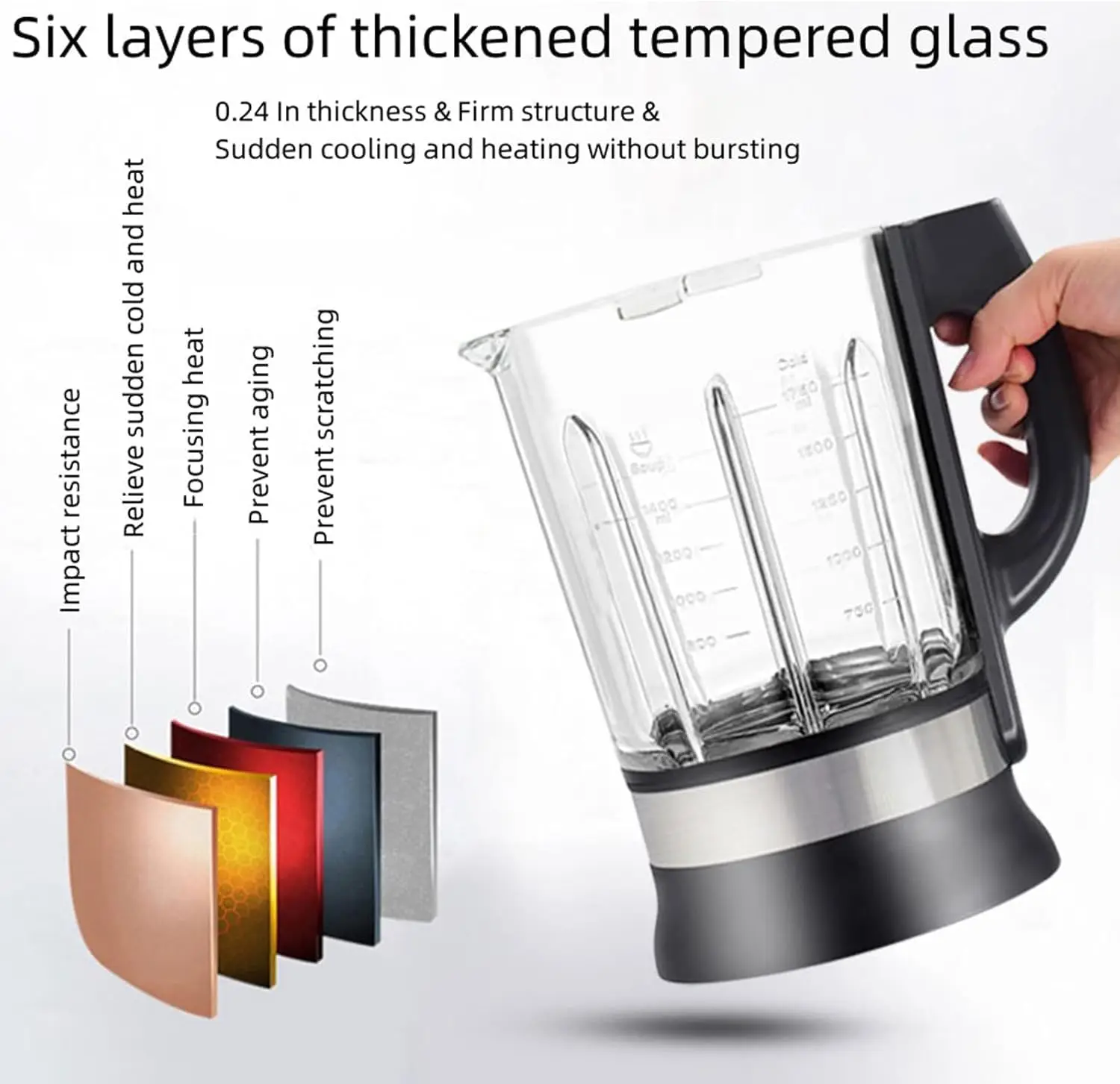 All-in-One Kitchen Machine with Food Processor and Blender Combo, 60oz Capacity, 1200W, 9 Preset Programs, 12-Hour Timer, Self-C