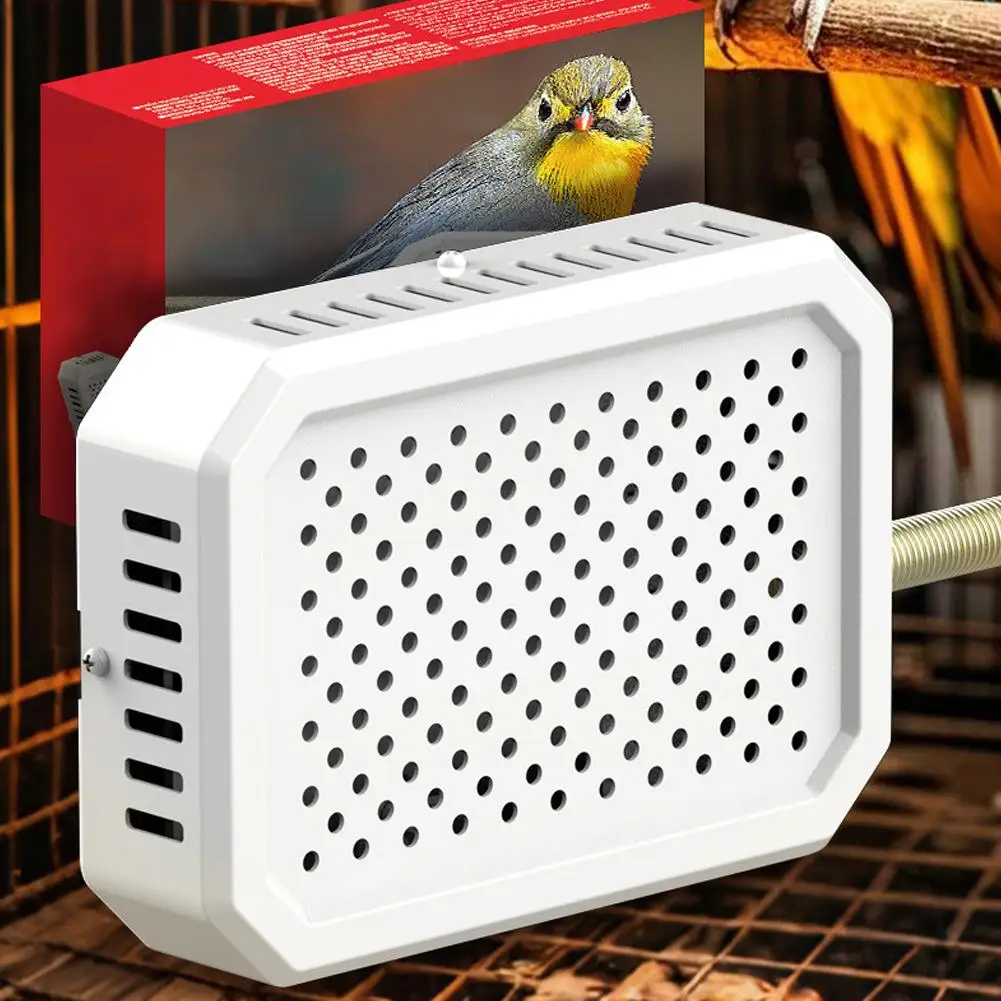 Picture 6: Energy Saving Bird Cage Heater with Constant Temperature Control Waterproof Dustproof Adjustable Bracket Bite Resistant for I5F2