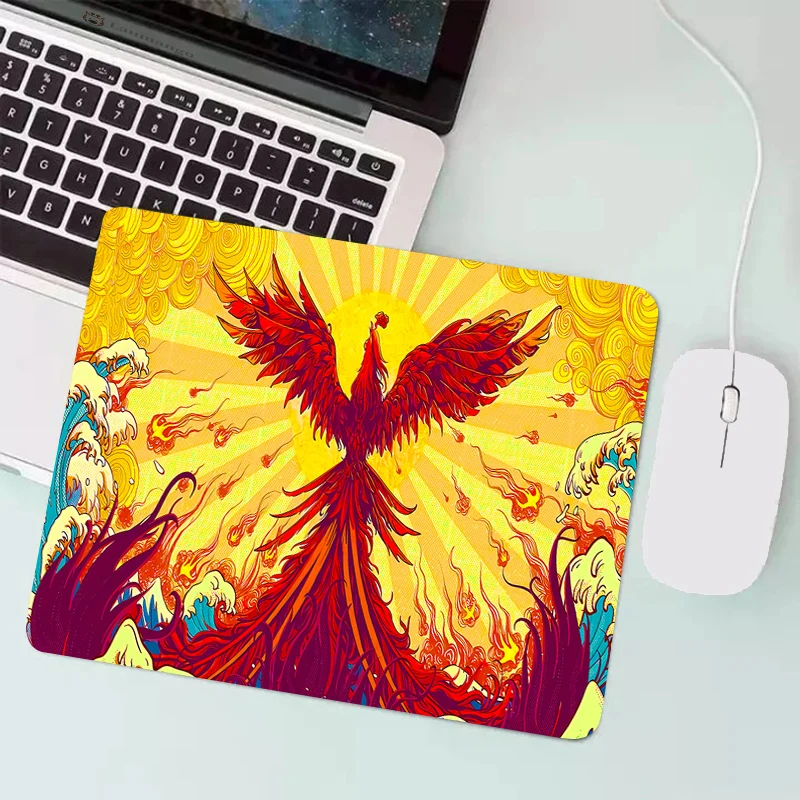 CIFBUY Small Size Anime PC Mouse Pad HD Print Cute Animal City Space Floral Abstract Geometric Pattern Non‑slip Desk Mouse Mat