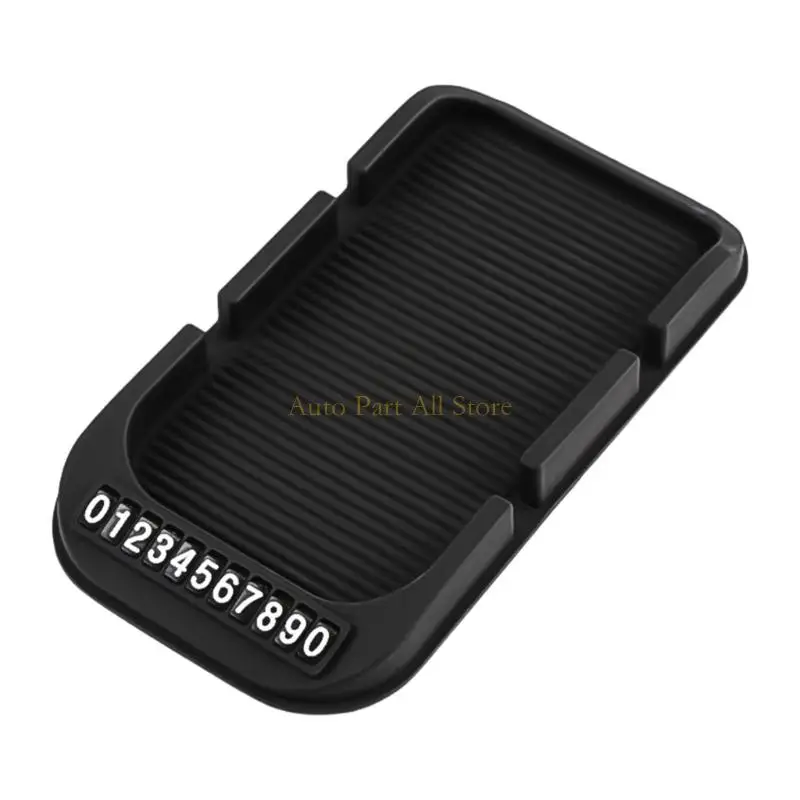 

J0MA Quick Release Shockproof Silicone Car Dashboard Phone Mount Rack Adjustable Arm for Mobile Device 4.7-7.2 Inch