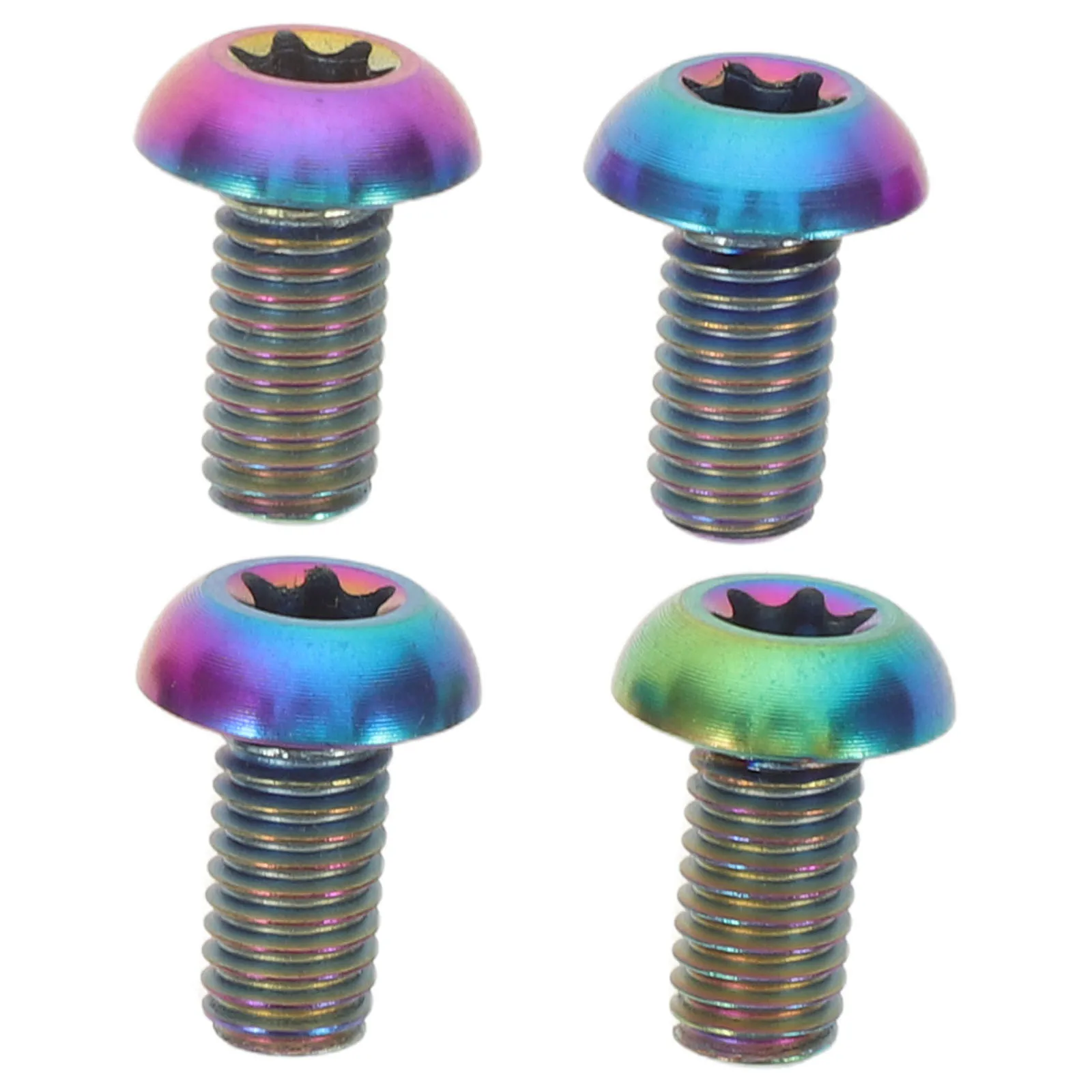 

4pcs M5 Hexagonal Titanium Alloy Bottle Cage Bolts Rustproof Bike Water Holder Screws For Bicycle Bracket Mounting Cycling
