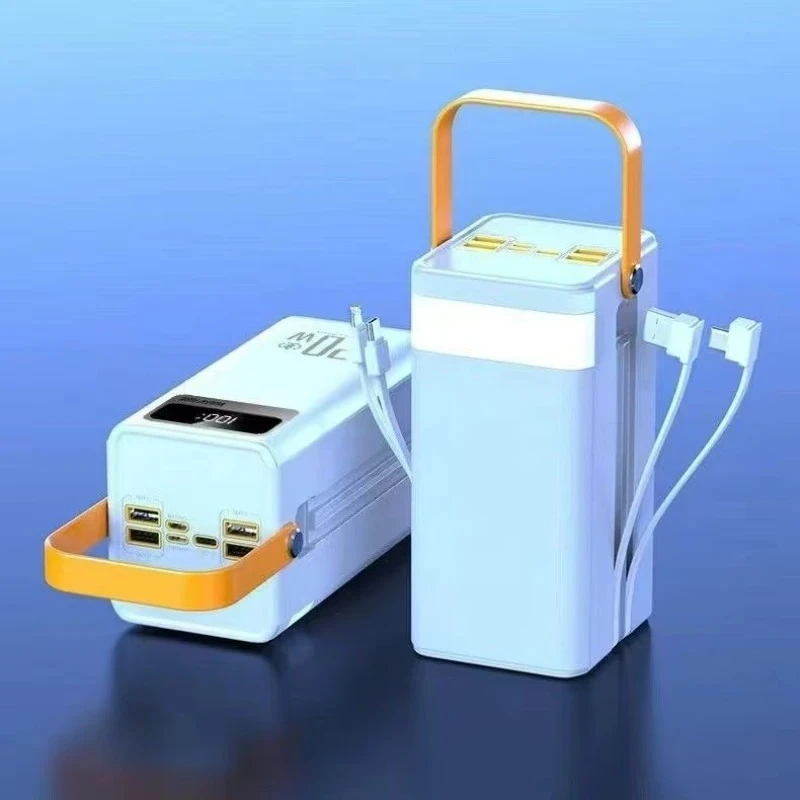 50000mAh 120W PD20W Fast Charging For iPhone For Samsung For Xiaomi Outdoor Camping Mobile Power Supply Large Capacity