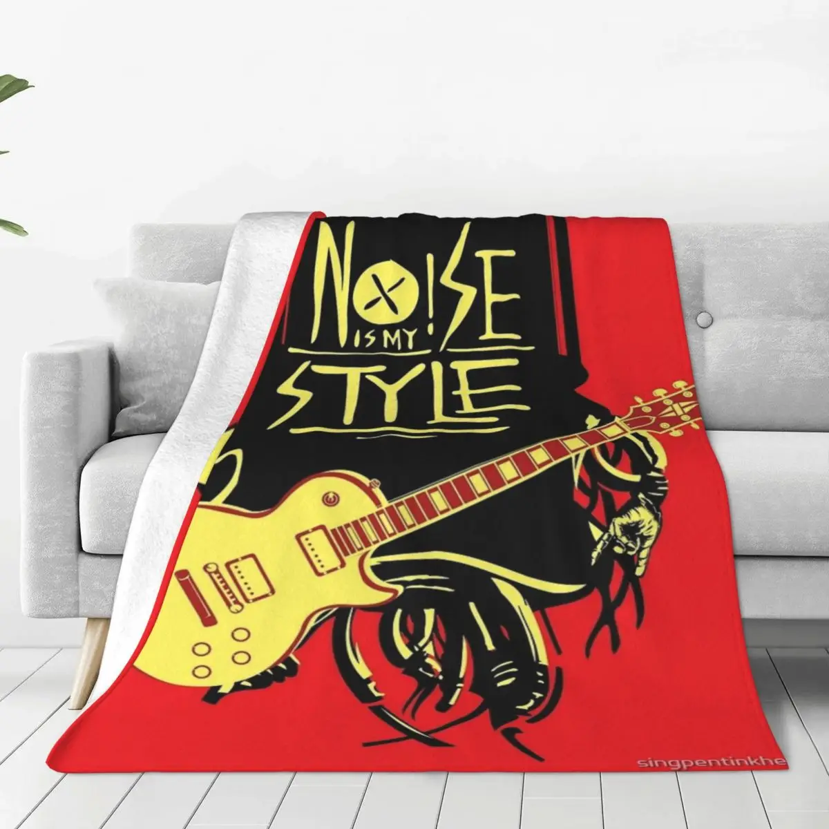 Noise Music Is My Style Four Seasons Universal Blanket Movie Theater Can Be Covered Mother's Day Gift