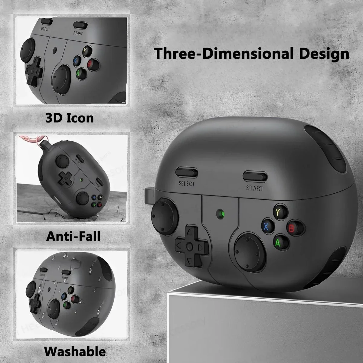 Case For Huawei Freebuds Pro 3 4 Generation Cases 3D Game Console Design Shell Wireless Earphone Soft Silicone Protective  Case