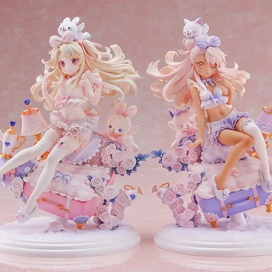 Original Claynel Magical Girl Illya Illyasviel von Einzbern & Chloe von Einzbern Figures