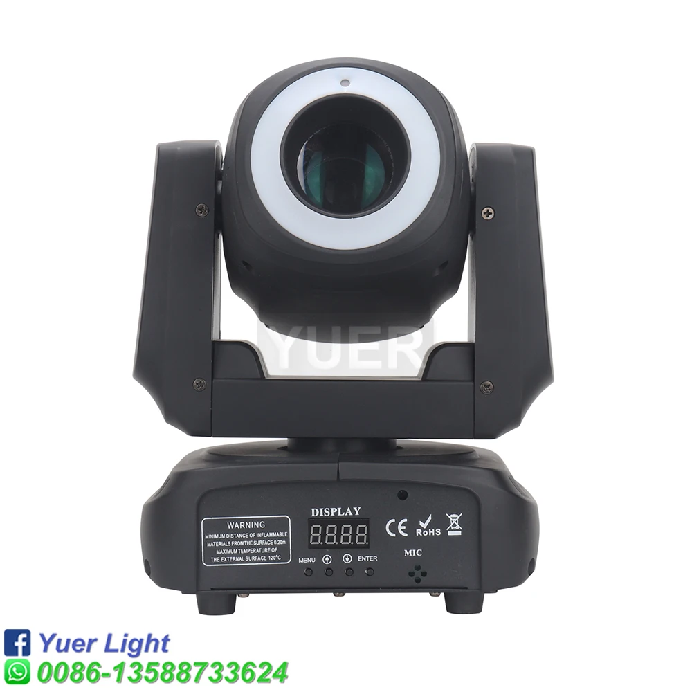 Imagem -02 - Led Moving Head Light com Feixe de Abertura Ponto Efeito Laser 4in Molde Fit para dj Disco Stage Casamento Music Party Boate Dmx512 Novo