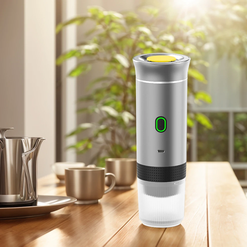 Portable Coffee Maker Electric Espresso Machine 3 In 1 Travel Coffee Maker Wireless Heating Coffee Machine for Camping Travel