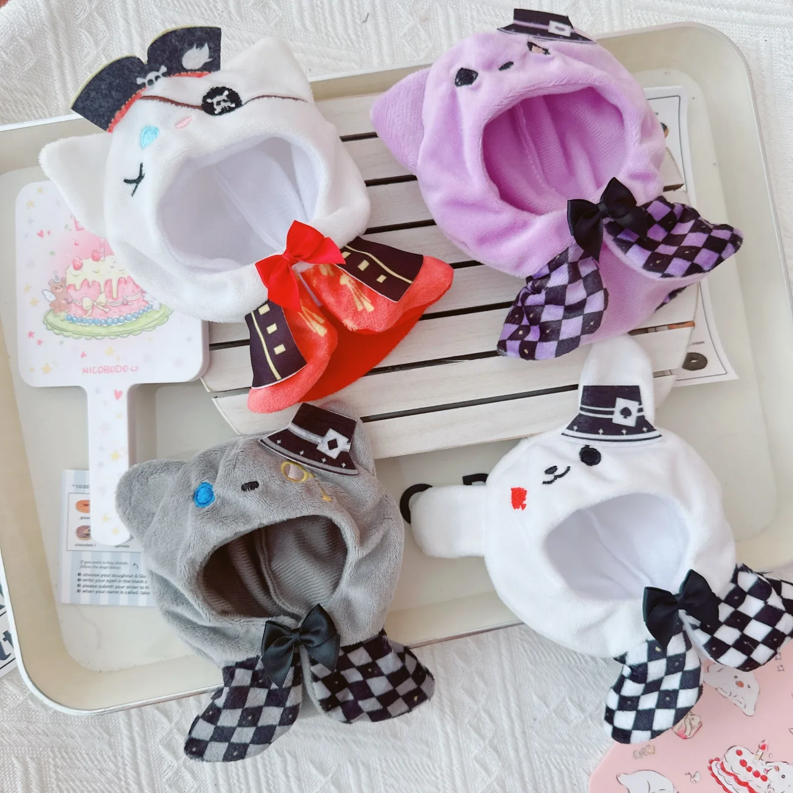 Pop Kleding for10cm Mini Idool Pop Outfit Accessoires Piraat Mantel voor 17cm Labubu Super Ster Poppen Speelgoed collectie Gift