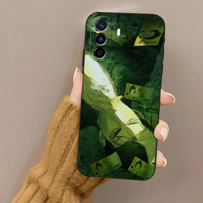 Sotto la custodia per telefono Greenlight Manhwa Funda per Huawei P30 P40 P50 P10 P20 Lite Mate 40 Pro Plus smart Z 6 7 5 Cover posteriore