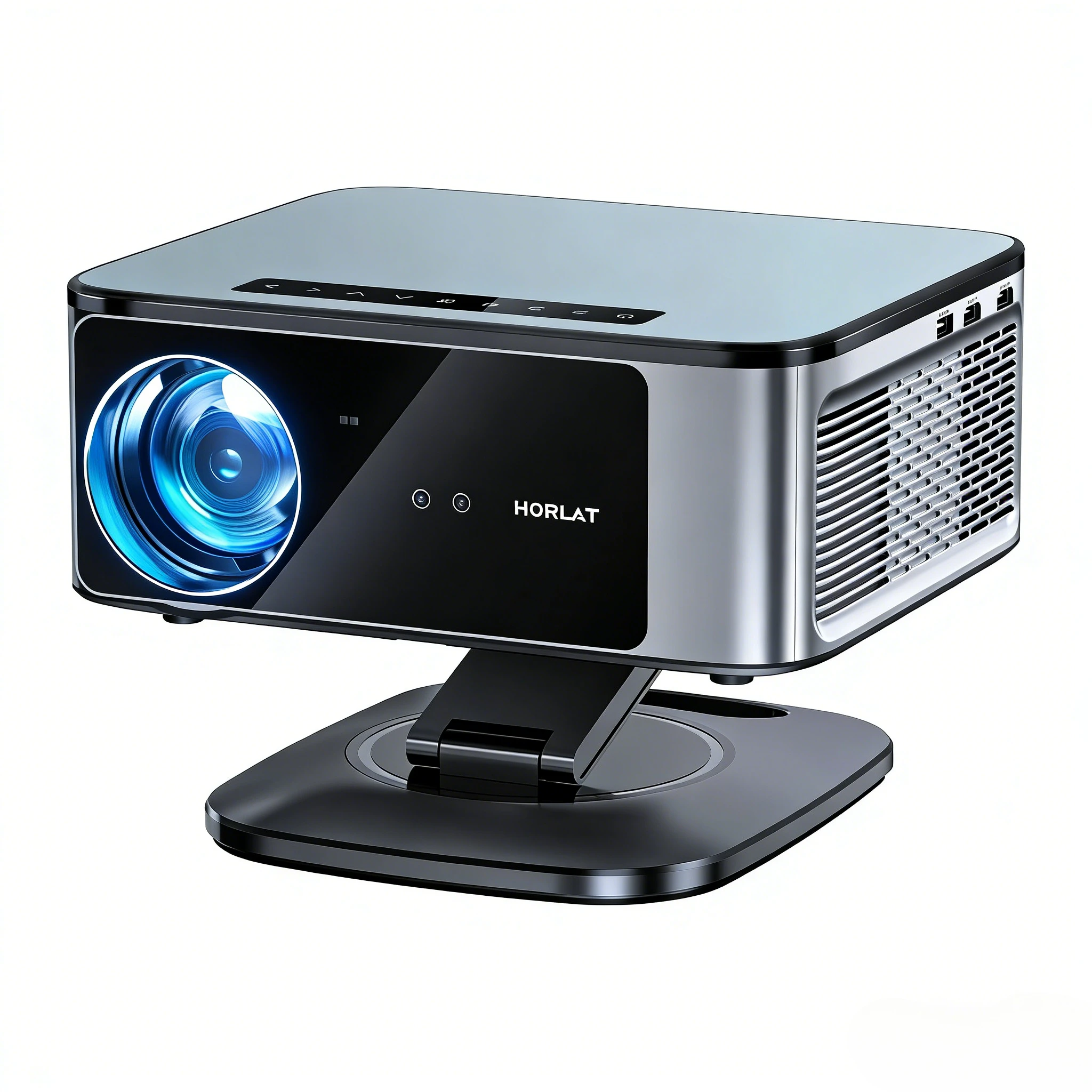 2026 HORLAT Google TV Projector 3000 ANSI Lumen Full HD 1080P Autofocus WiFi 6 3D 4K Ondersteuning Smart Home Theater Dolby Projector