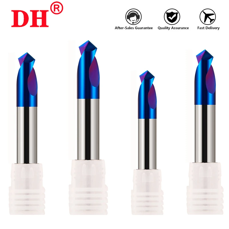 HRC65 2-Flute Tungs…