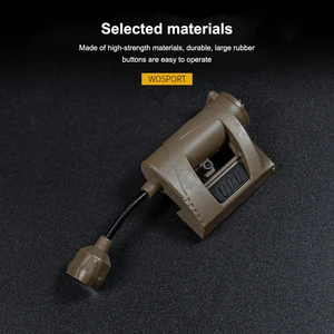 LED Tactical Helmet Light, Lanterna, Iluminação noturna ao ar livre, Laser, Caça, Militares, Ciclismo, Pesca, Lâmpada do capacete, 3 Modos 8 principais vendas farol moto militar - №2